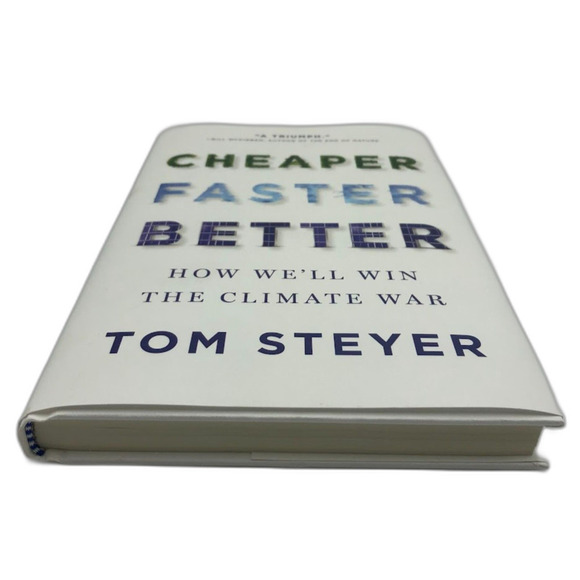 Cheaper Faster Better How We'll Win The Climate War Book Tom Steyer Hardback - Picture 4 of 15